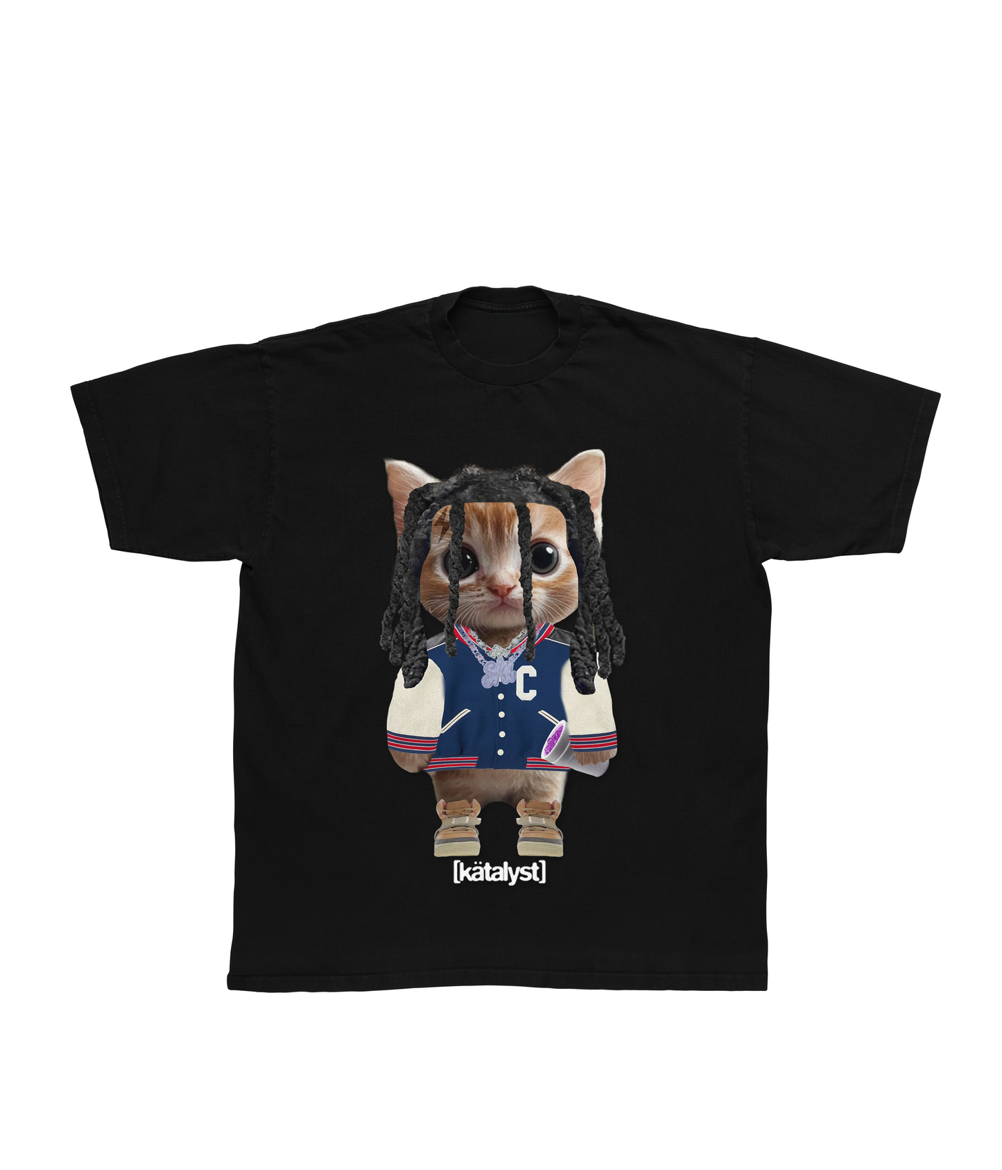 LUCKI KITTY TEE (REGULAR FIT)