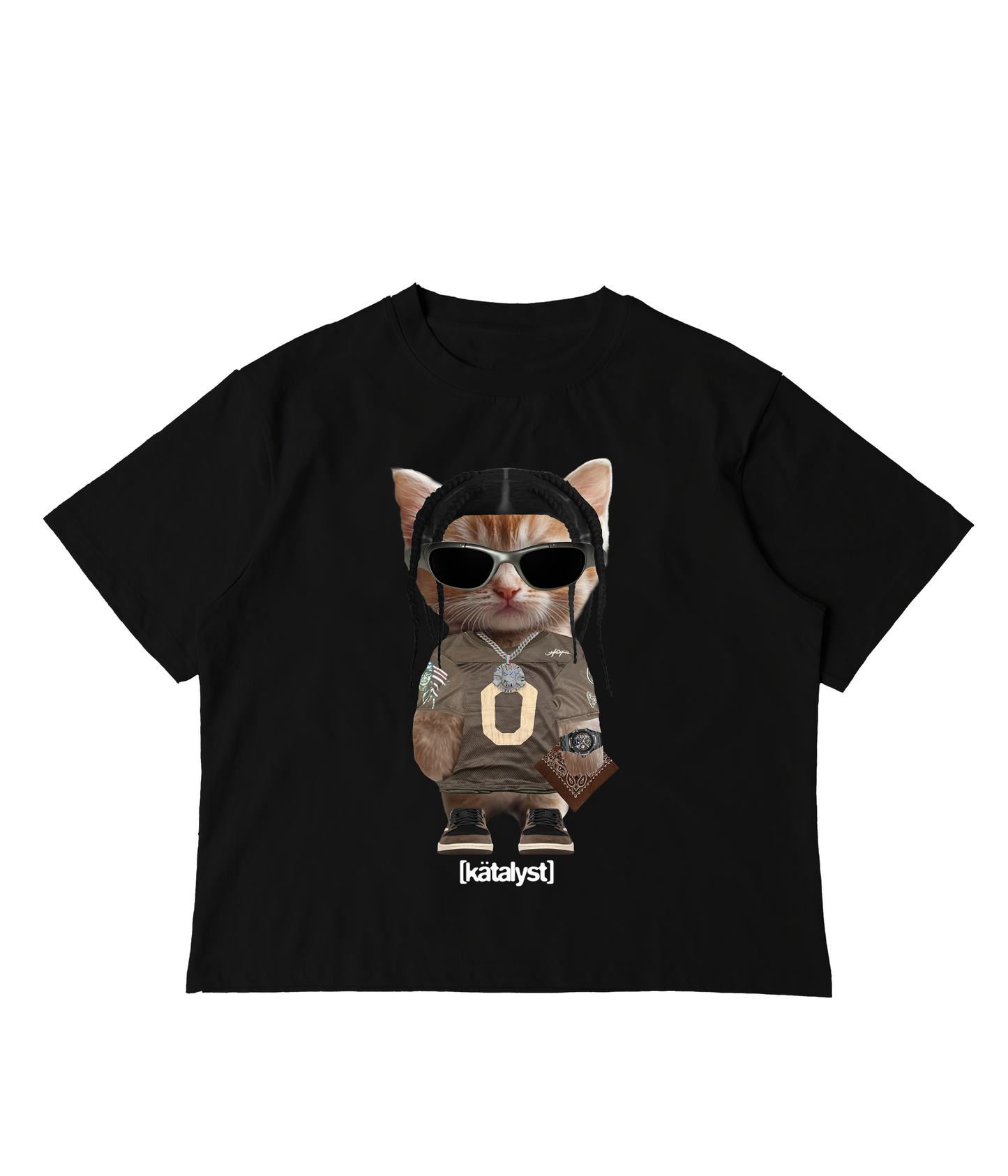 TRAVIS SCOTT KITTY TEE (BOXY CROP)