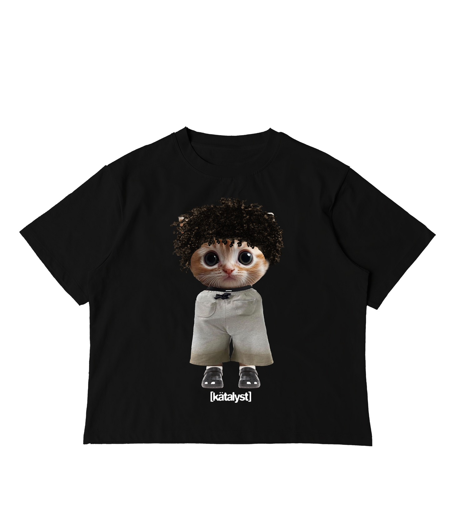 XAVIERSOBASED KITTY TEE (BOXY CROP)