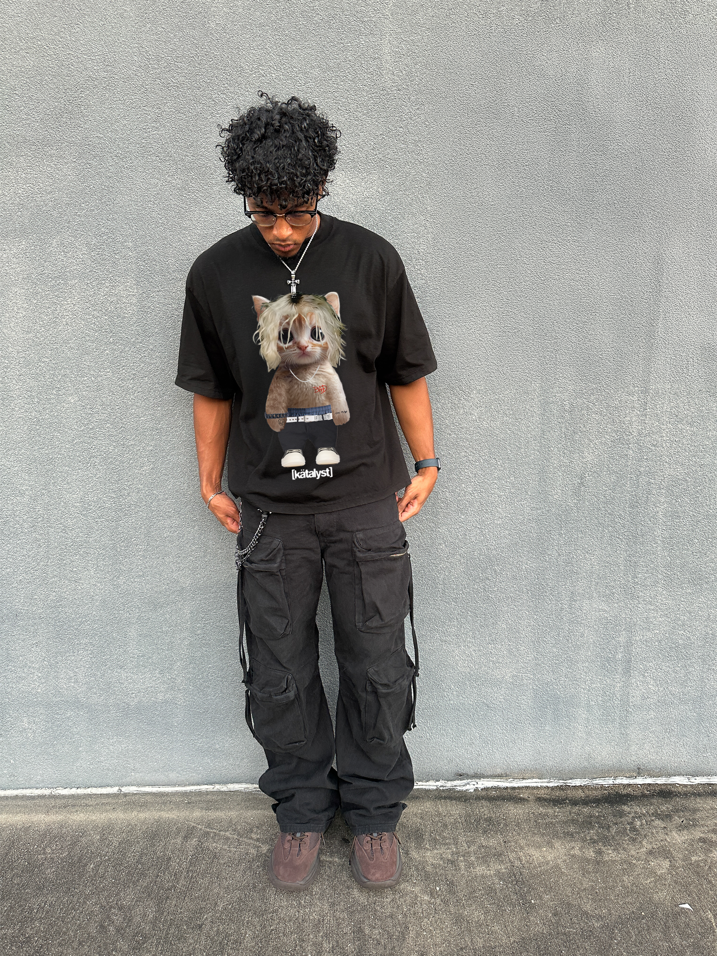 NETTSPEND KITTY TEE (BOXY CROP)