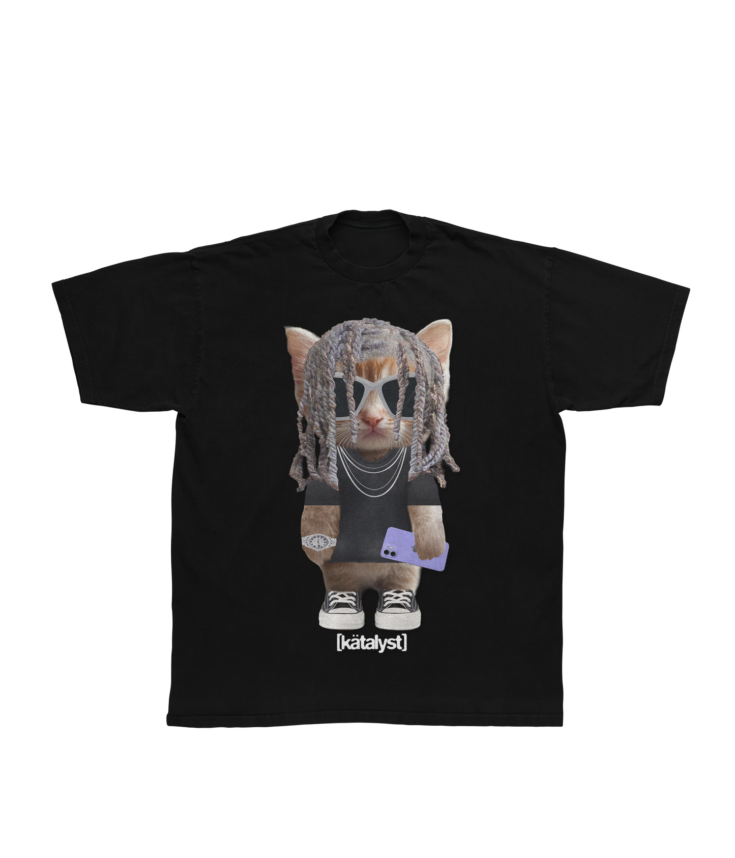 DESTROY LONELY KITTY TEE (REGULAR FIT)