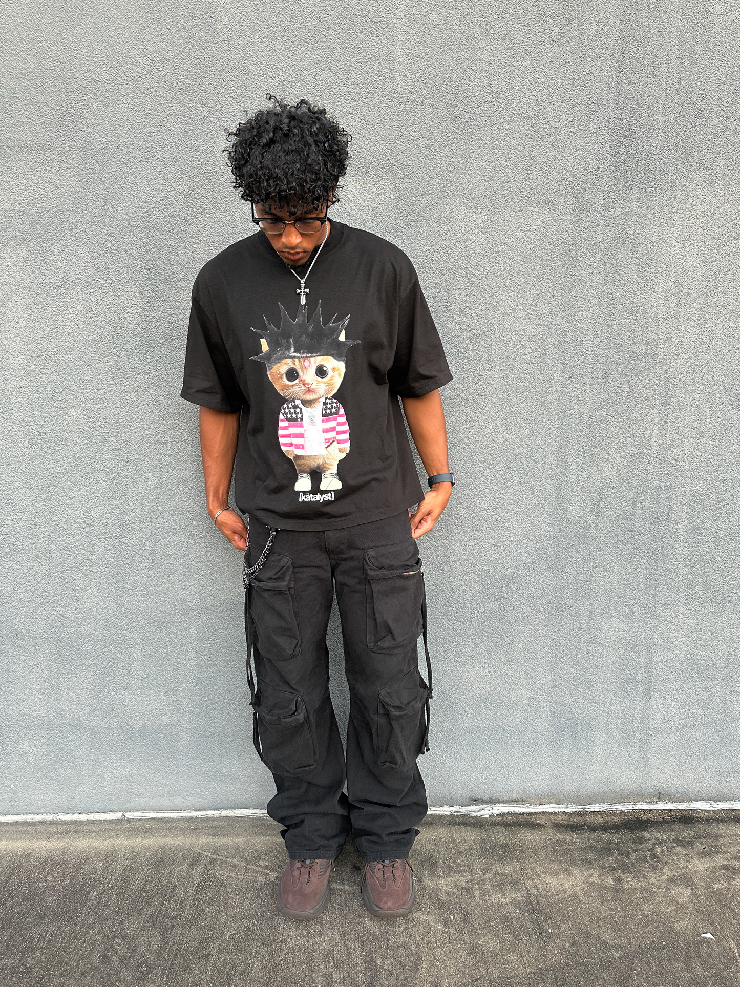 LIL UZI VERT KITTY TEE (BOXY CROP)