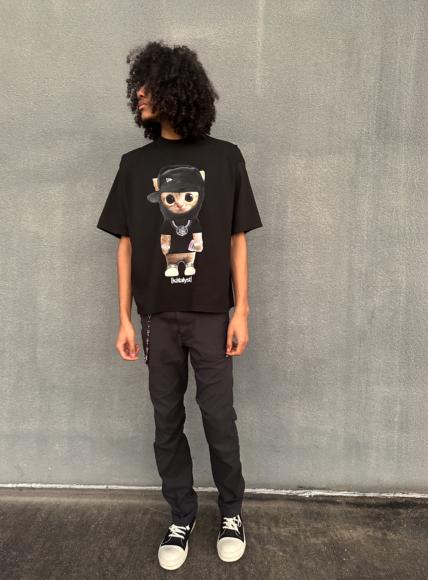 YEAT KITTY TEE (BOXY CROP)