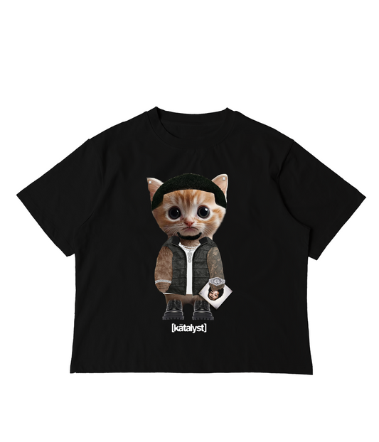 DDG KITTY TEE (BOXY CROP)