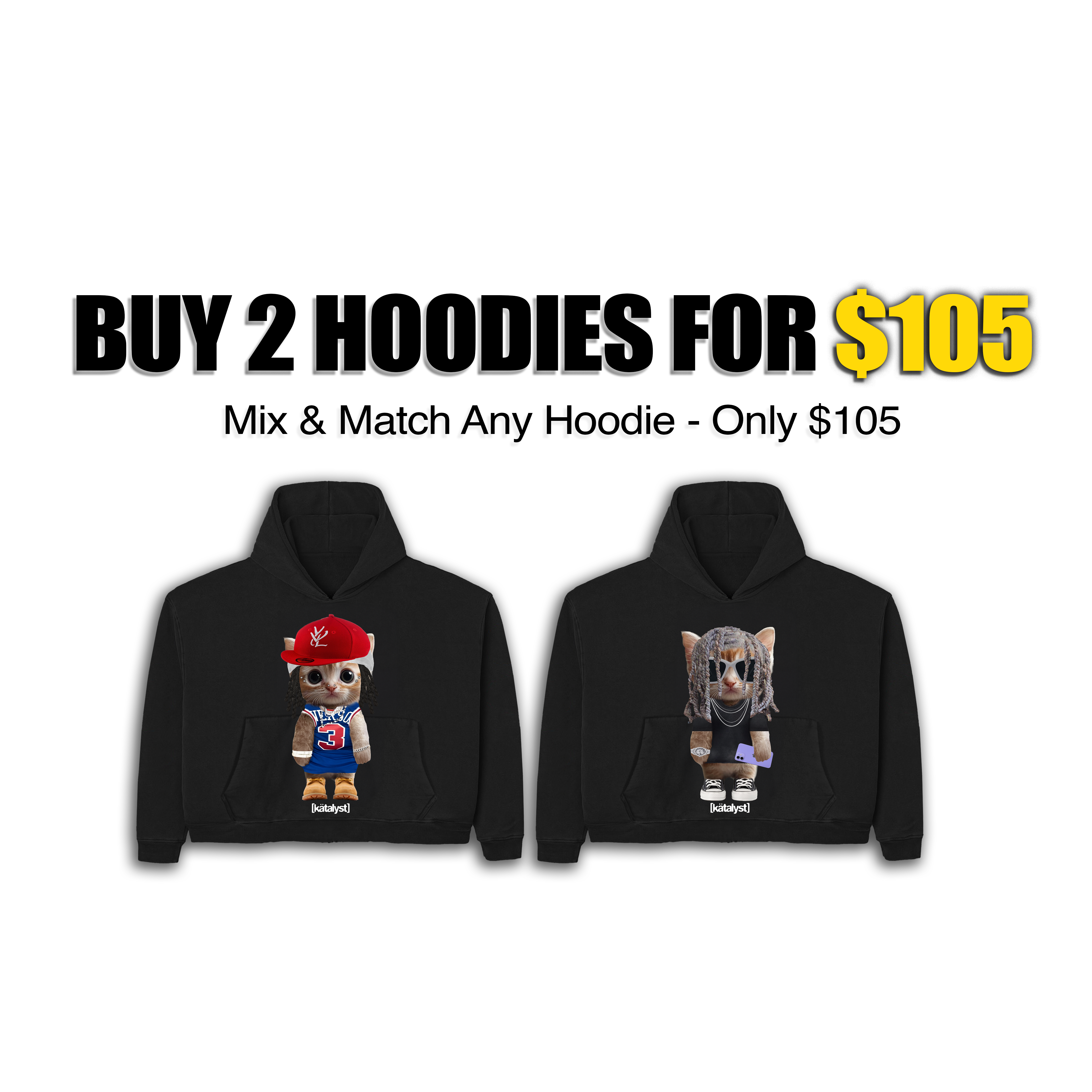 2 Hoodie Pack — Bundle & Save