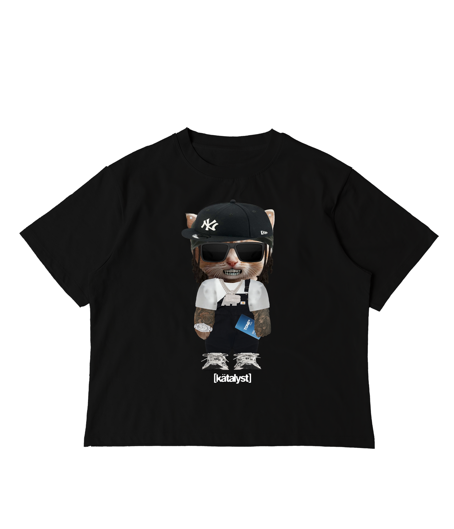 DUKE DENNIS KITTY TEE (BOXY CROP)