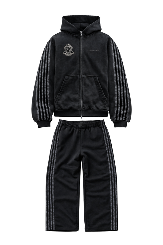 GREY LEOPARD SWEATSUIT