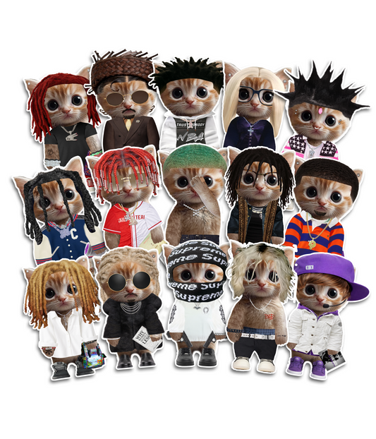 KITTY STICKERS - BUILD YOUR OWN PACK