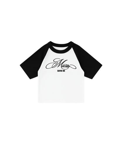 MUSIC SAVED ME (BABY TEE)