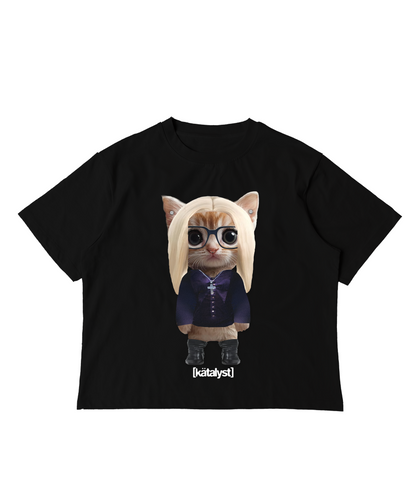 MOLLY SANTANA KITTY TEE (BOXY CROP)
