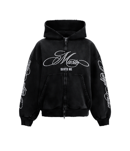 MUSIC SAVED ME ZIP UP