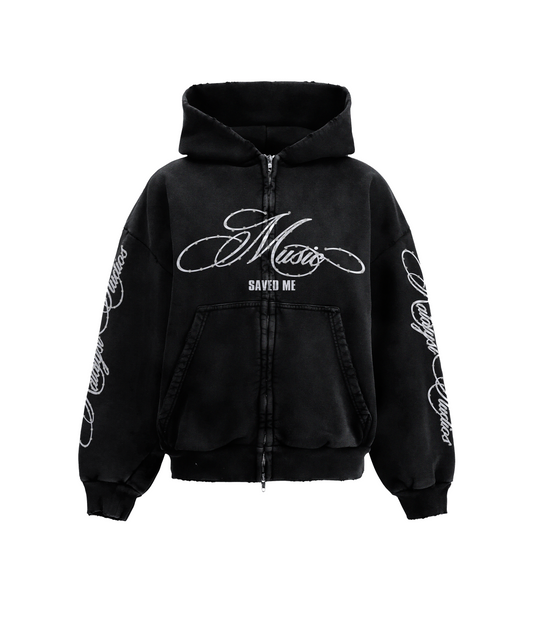 MUSIC SAVED ME ZIP UP