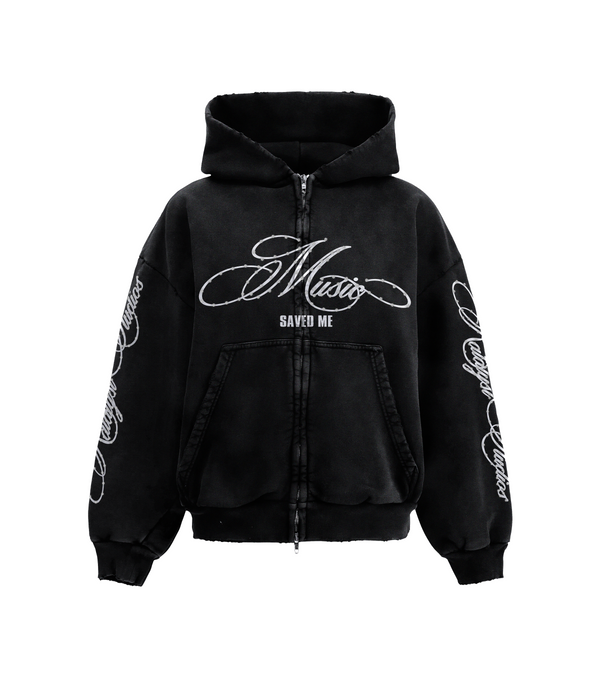 MUSIC SAVED ME ZIP UP