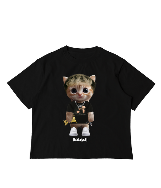 STABLE RONALDO KITTY TEE (BOXY CROP)