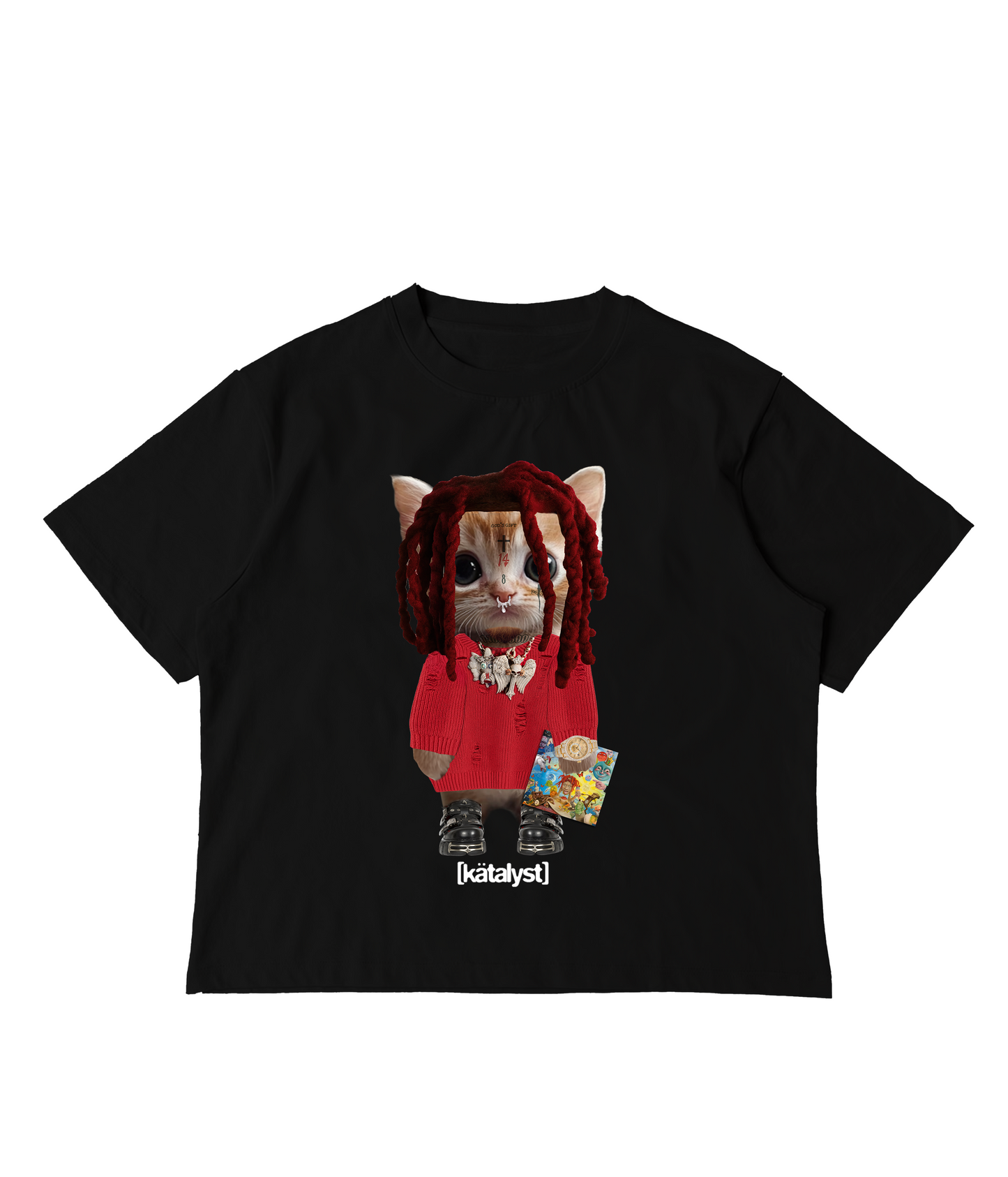 TRIPPIE REDD KITTY TEE (BOXY CROP)