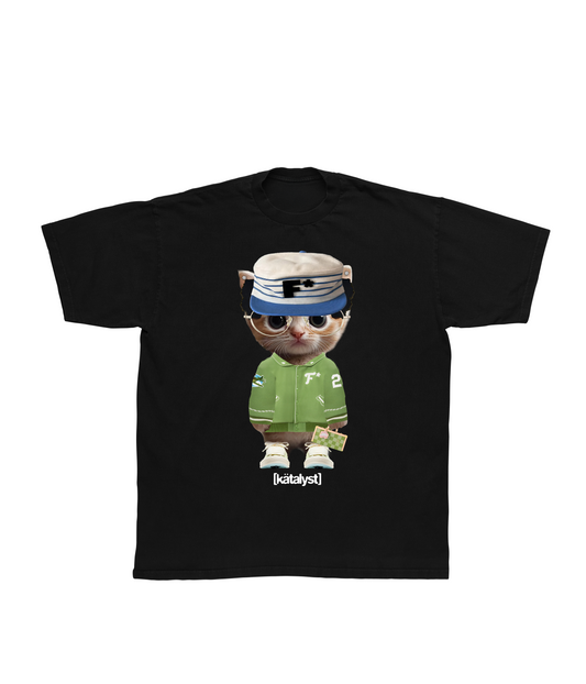 FLOWER KITTY TEE (REGULAR FIT)