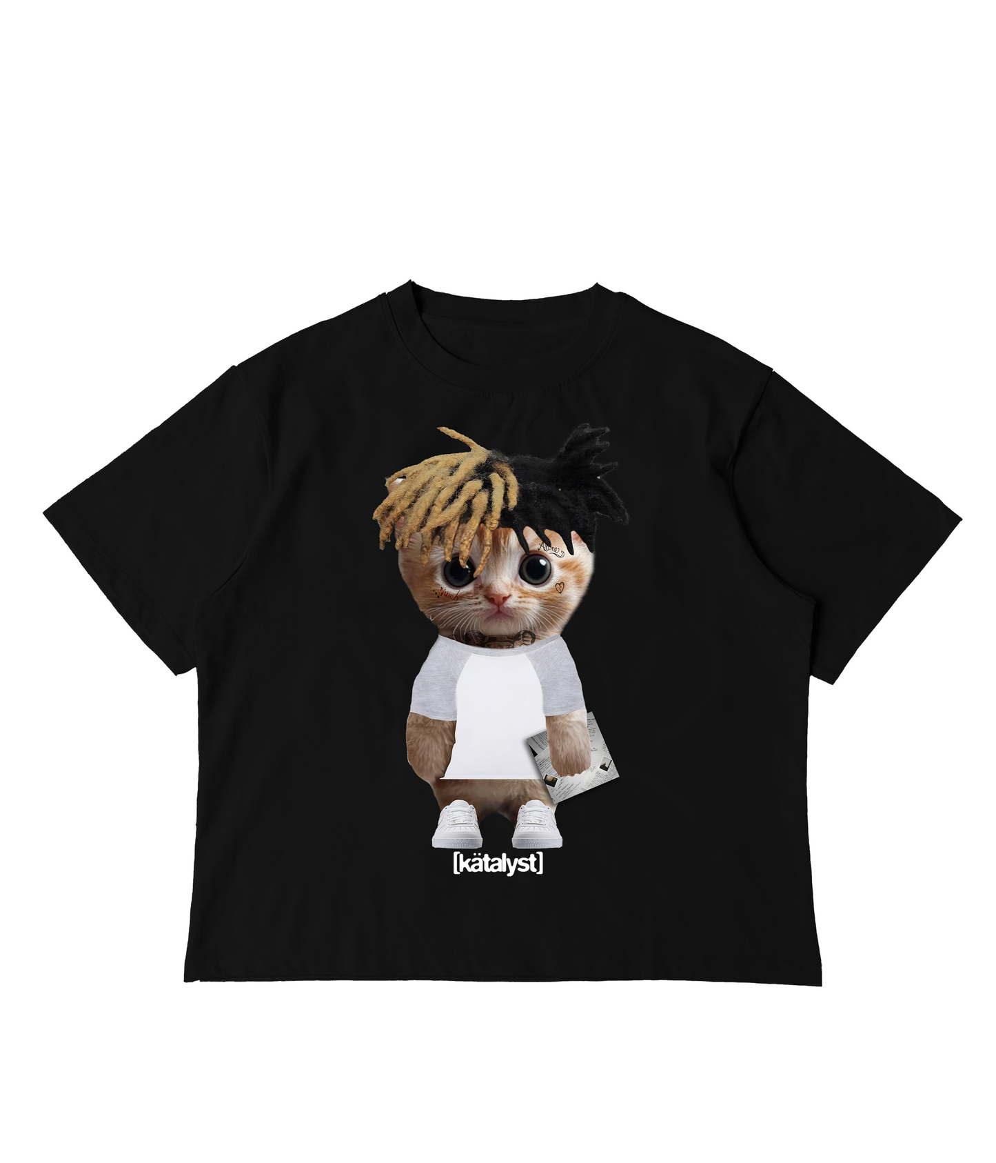 XXXTENTACION KITTY TEE (BOXY CROP)