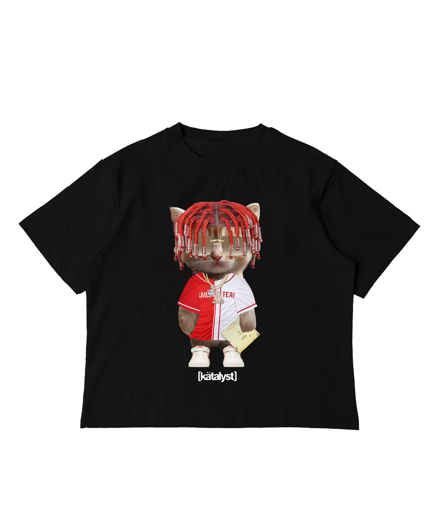 LIL YACHTY KITTY TEE (BOXY CROP)