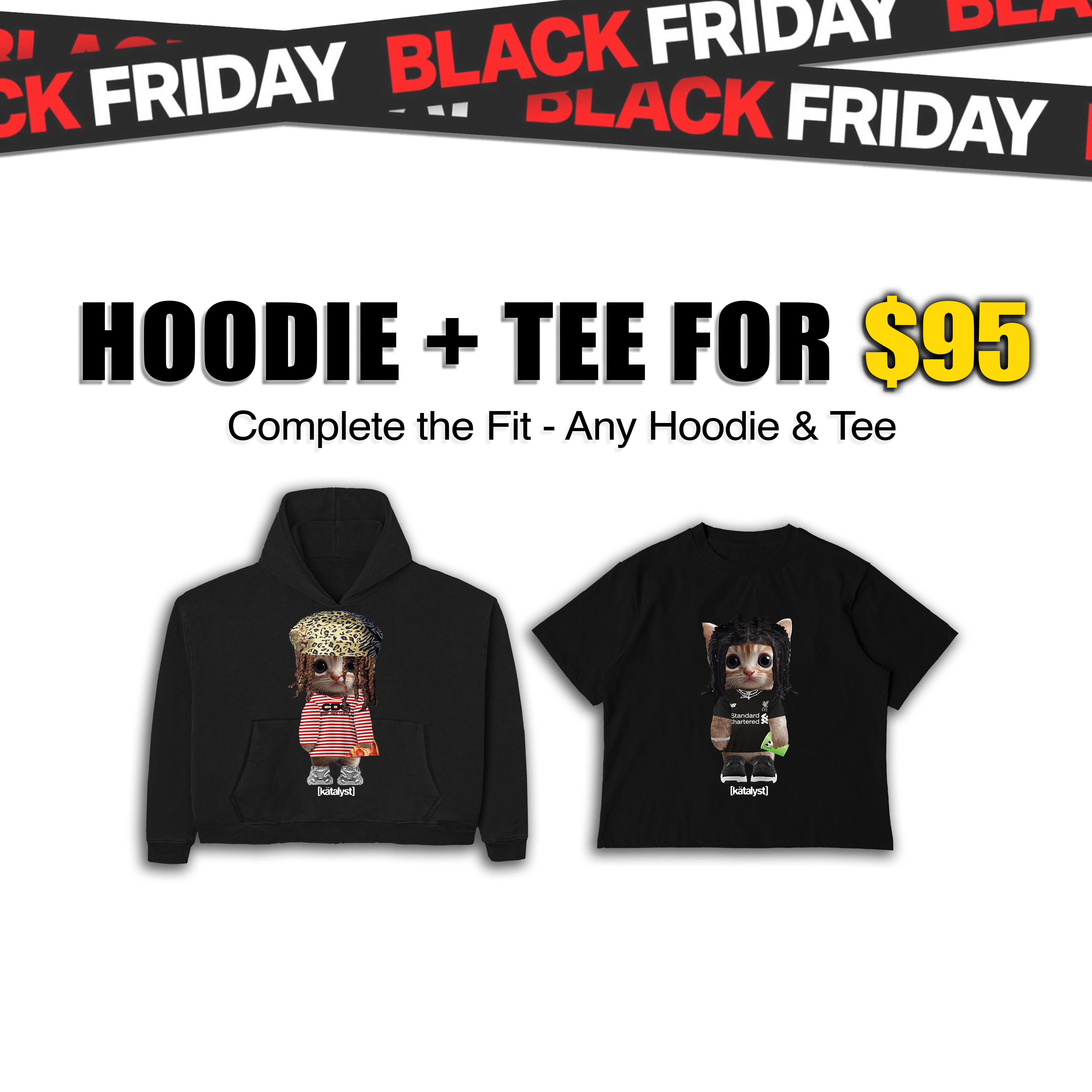 Hoodie + Tee Pack — $100