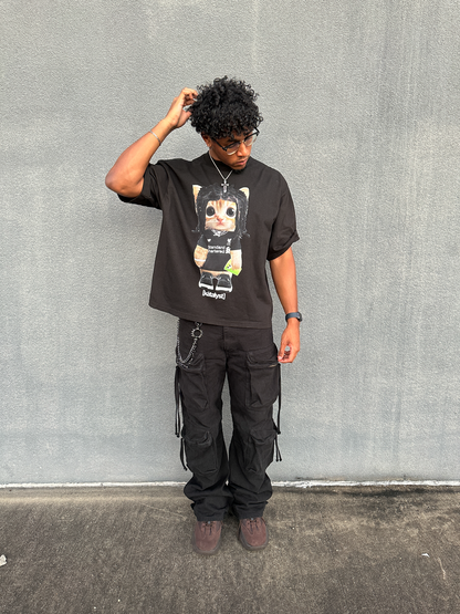 OSAMASON KITTY TEE (BOXY CROP)