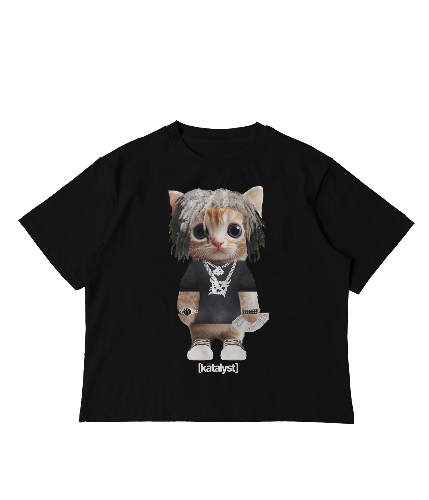 KEN CARSON KITTY TEE (BOXY CROP)