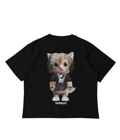 KEN CARSON KITTY TEE (BOXY CROP)
