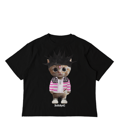 LIL UZI VERT KITTY TEE (BOXY CROP)