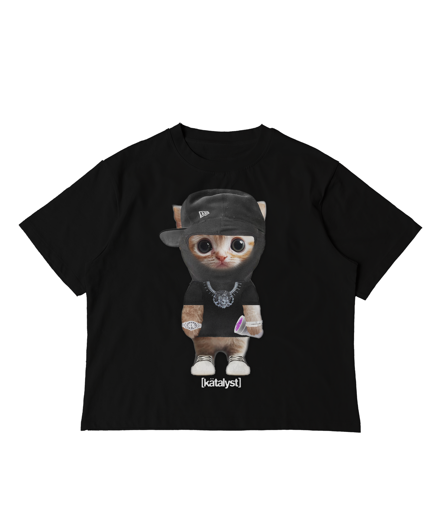 YEAT KITTY TEE (BOXY CROP)